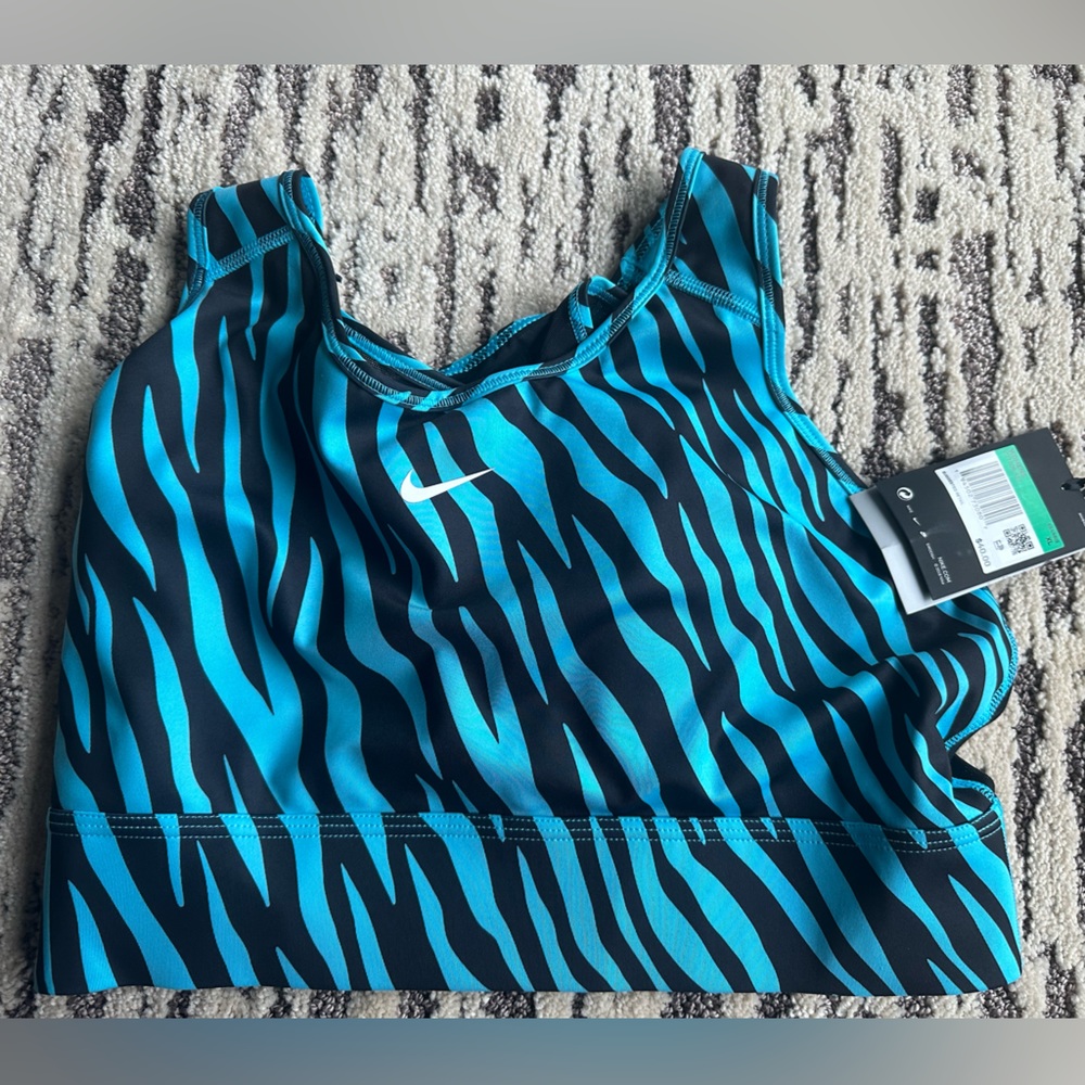 Nike zebra sports bra